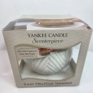 yankee candle centerpiece easy melt candle warmer mango peach salsa opened box